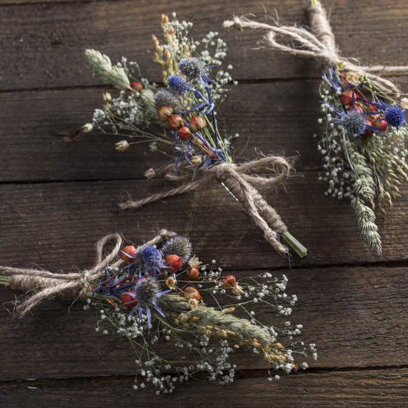 Wedding bouquets and Sets from Dried flowers 83