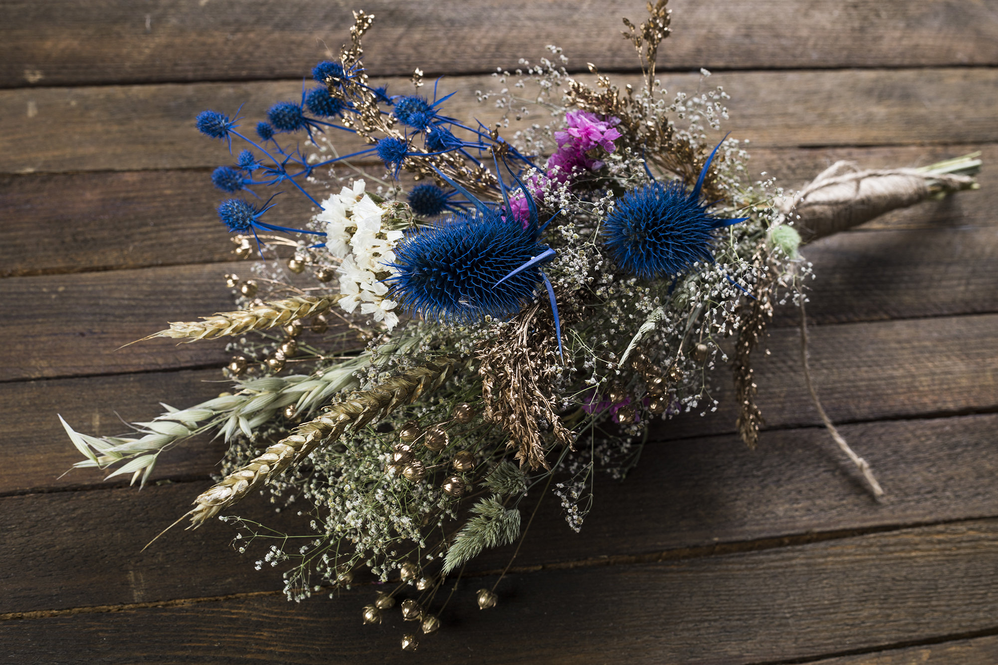 dried flower bouquet — Old Blue Ribbon Farm