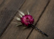 Full autumn Dried flowers Floral bobby pin