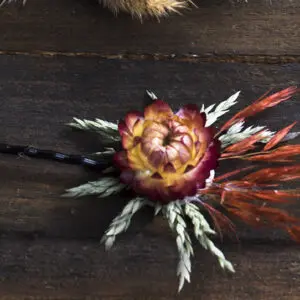 Bobby pin for Autumn wedding bouquet set