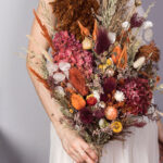 wedding-sets - fall-autumn-burnt-orange-rust-with-hydrangea-wedding-bouquet-dried-flower-thistle-terracotta-pampas-grass-lunaria-flowers-SET-2021-00