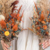 wedding-sets - fall-autumn-burnt-orange-teal-blue-wedding-bouquet-with-thistle-pampas-grass-dried-flowers-SET-2021-02