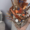 wedding-sets - fall-autumn-orange-burgundy-with-hydrangea-pheasant-feathers-wedding-bouquet-pampas-grass-teasel-dried-thistle-flowers-SET-2021-12