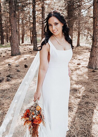 Orange Burgundy Wedding bouquet Set - burgundy orange pampas grass thistle 44