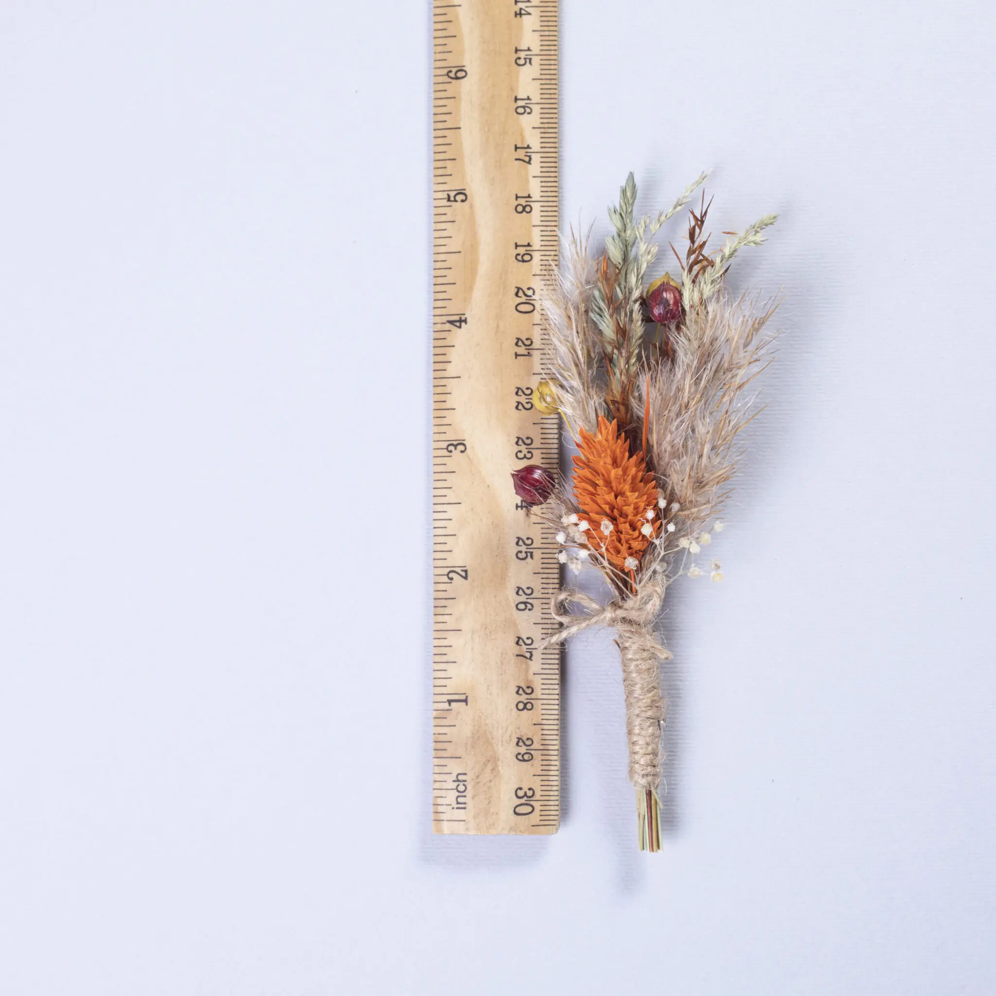 Mens Boutonniere - Orange Burgundy (type3) - Image 2