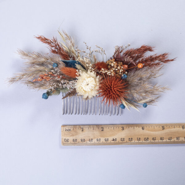 Teal blue Hair Comb – Big size
