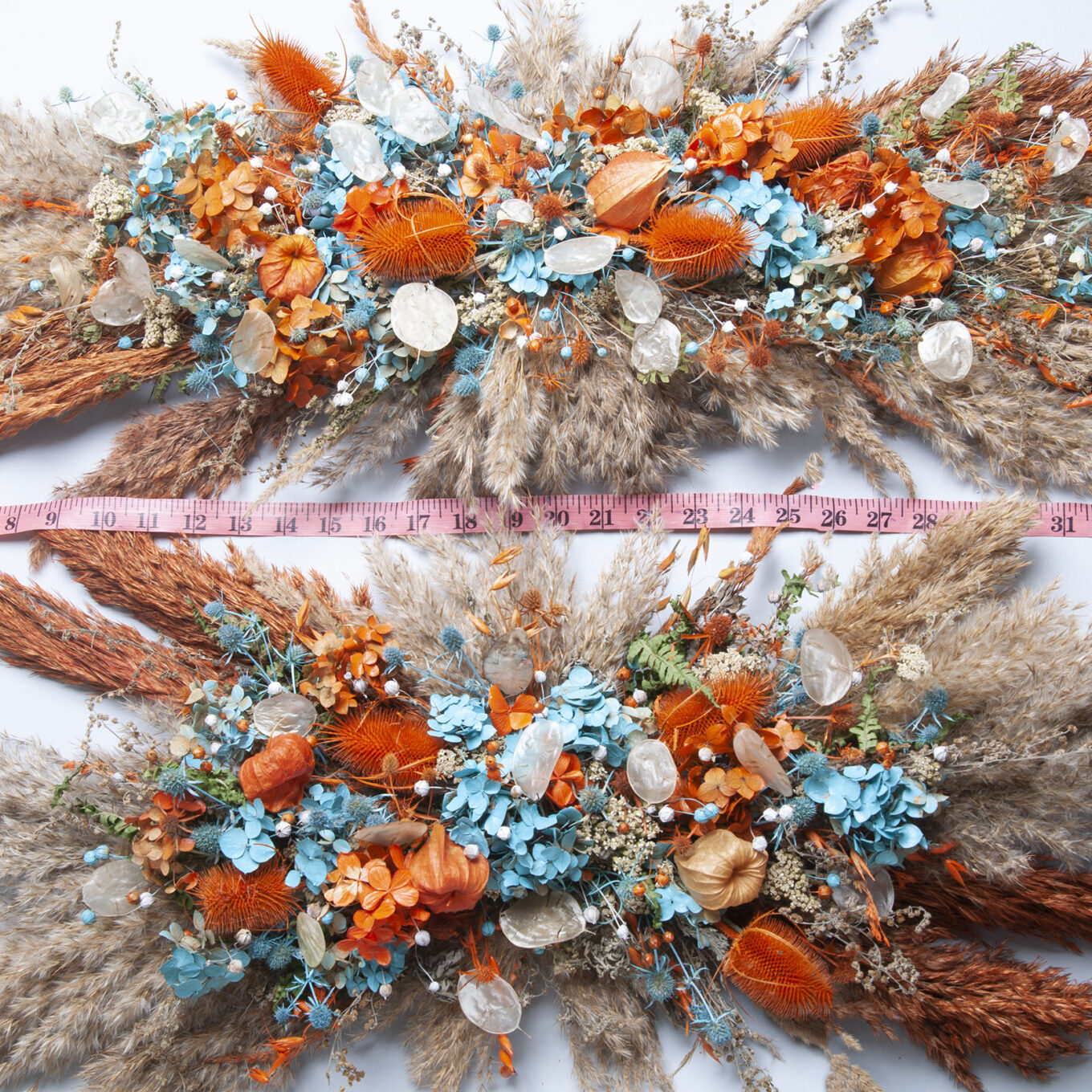 Tiffany Burnt orange rust sage blue terracotta wedding Set 33