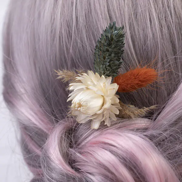 Bobby Pin - Orange Burgundy (type 3) - Image 5