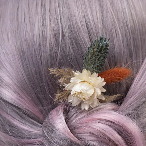 Bobby Pin - Orange Burgundy (type 3) - Image 4