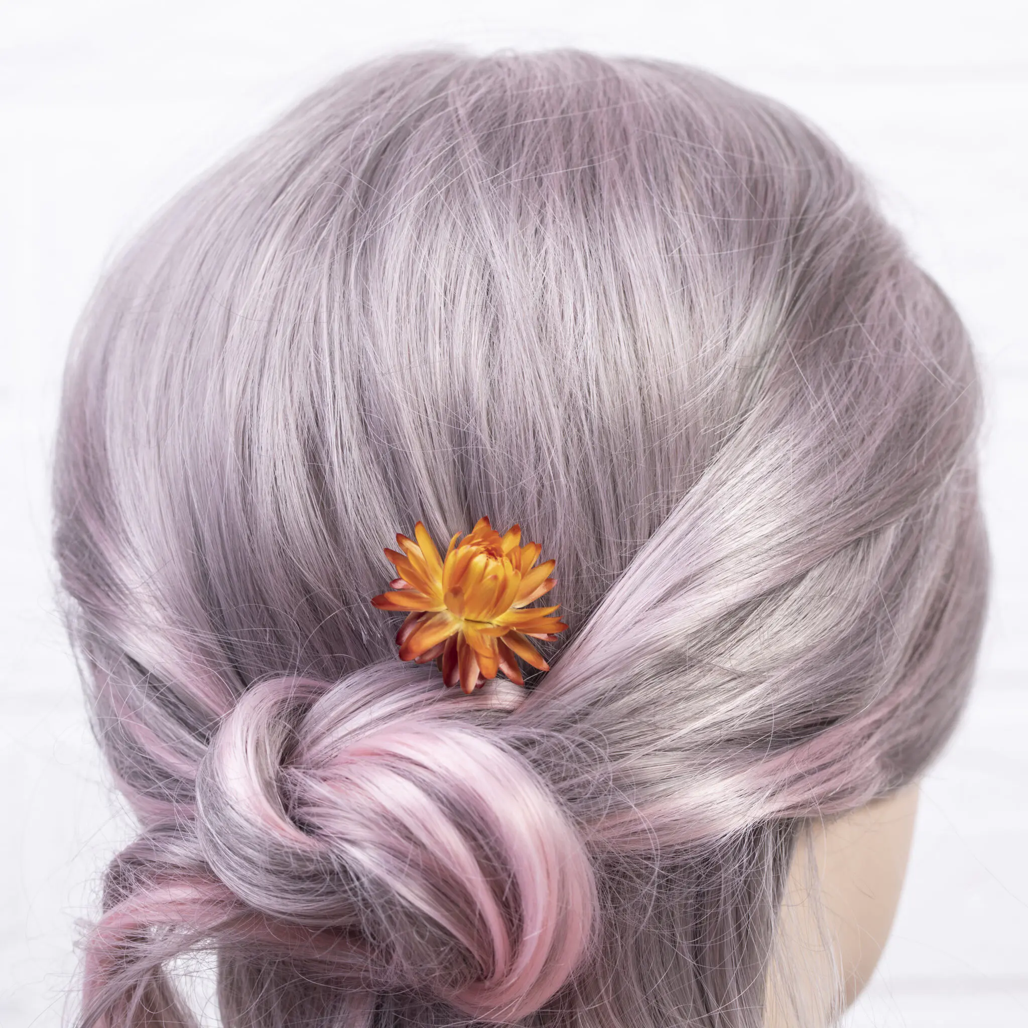 Hair Pin - Orange Burgundy (type1) - Image 2
