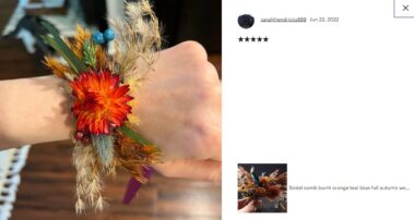 Wedding bouquets and Sets from Dried flowers 66
