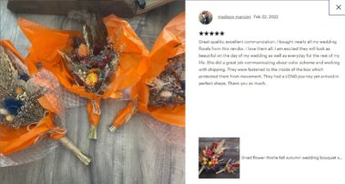 Wedding bouquets and Sets from Dried flowers 51