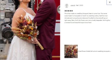 Wedding bouquets and Sets from Dried flowers 70
