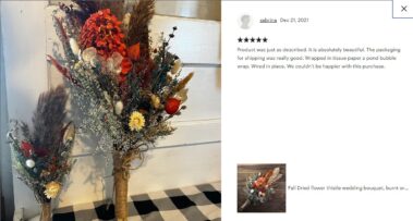Wedding bouquets and Sets from Dried flowers 60