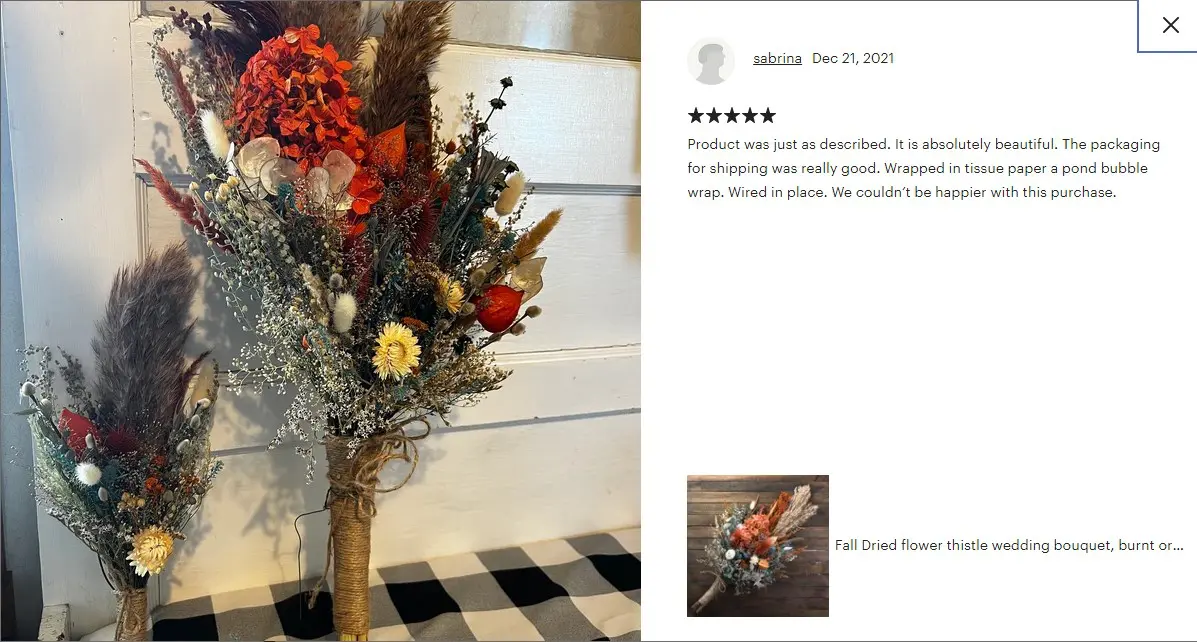 Wedding bouquets and Sets from Dried flowers 21