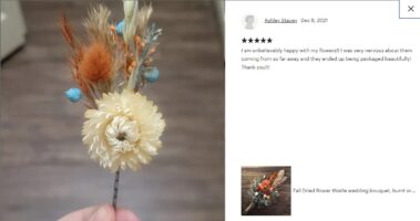 Wedding bouquets and Sets from Dried flowers 57