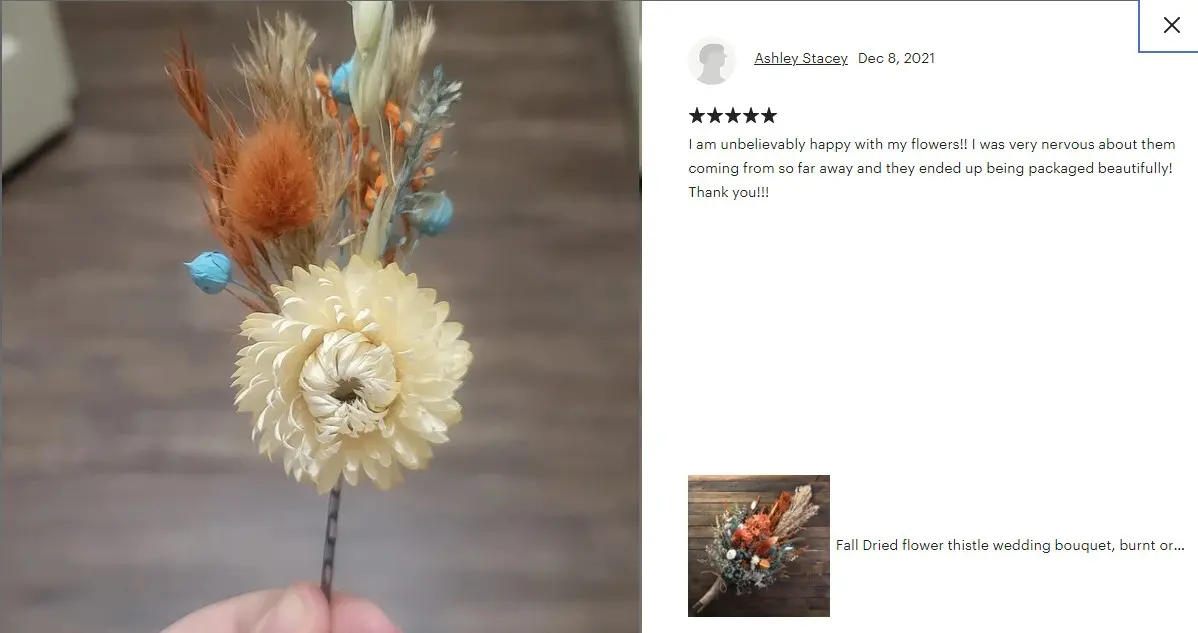 Wedding bouquets and Sets from Dried flowers 20