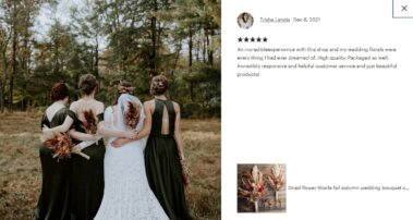 Wedding bouquets and Sets from Dried flowers 67