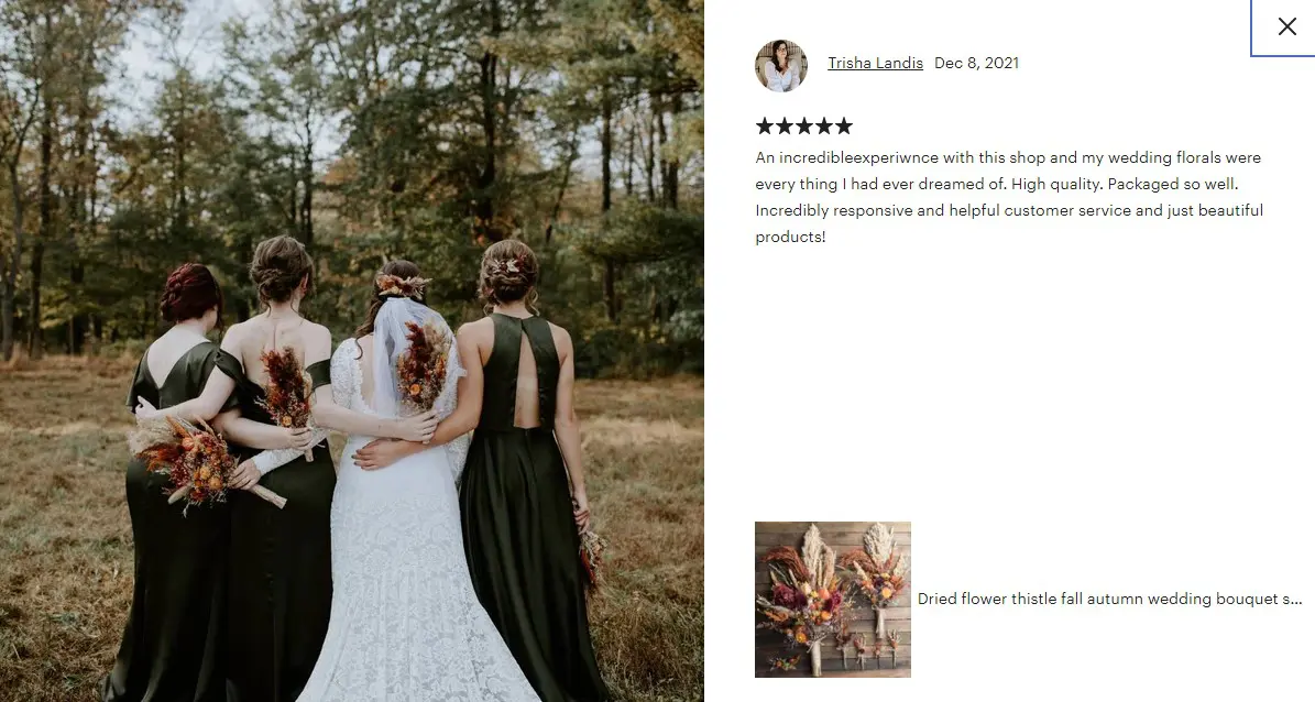 Wedding bouquets and Sets from Dried flowers 26