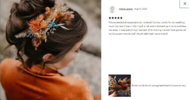 Wedding bouquets and Sets from Dried flowers 46