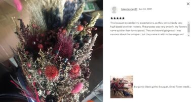 Wedding bouquets and Sets from Dried flowers 40