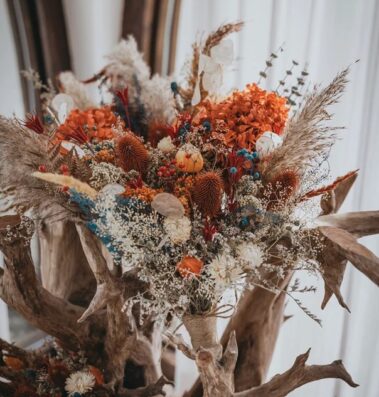 Wedding bouquets and Sets from Dried flowers 74