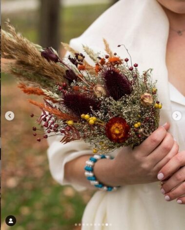 Wedding bouquets and Sets from Dried flowers 45